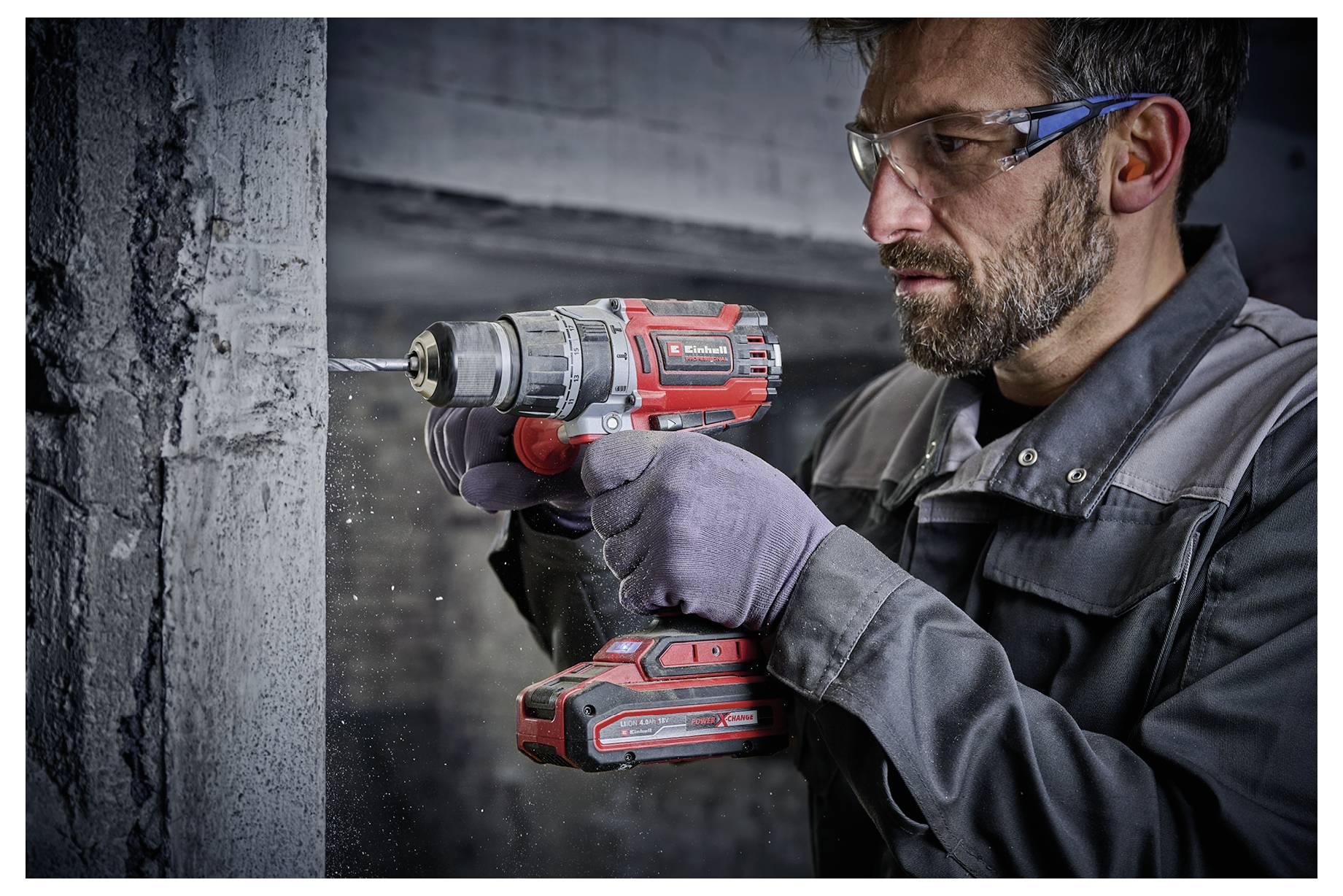 Einhell Professional TP-CD 18/70 Li-i BL (2x2.0Ah) 2-швидкісний акумуляторний ударний гайковерт із зарядним пристроєм, 2 акумулято