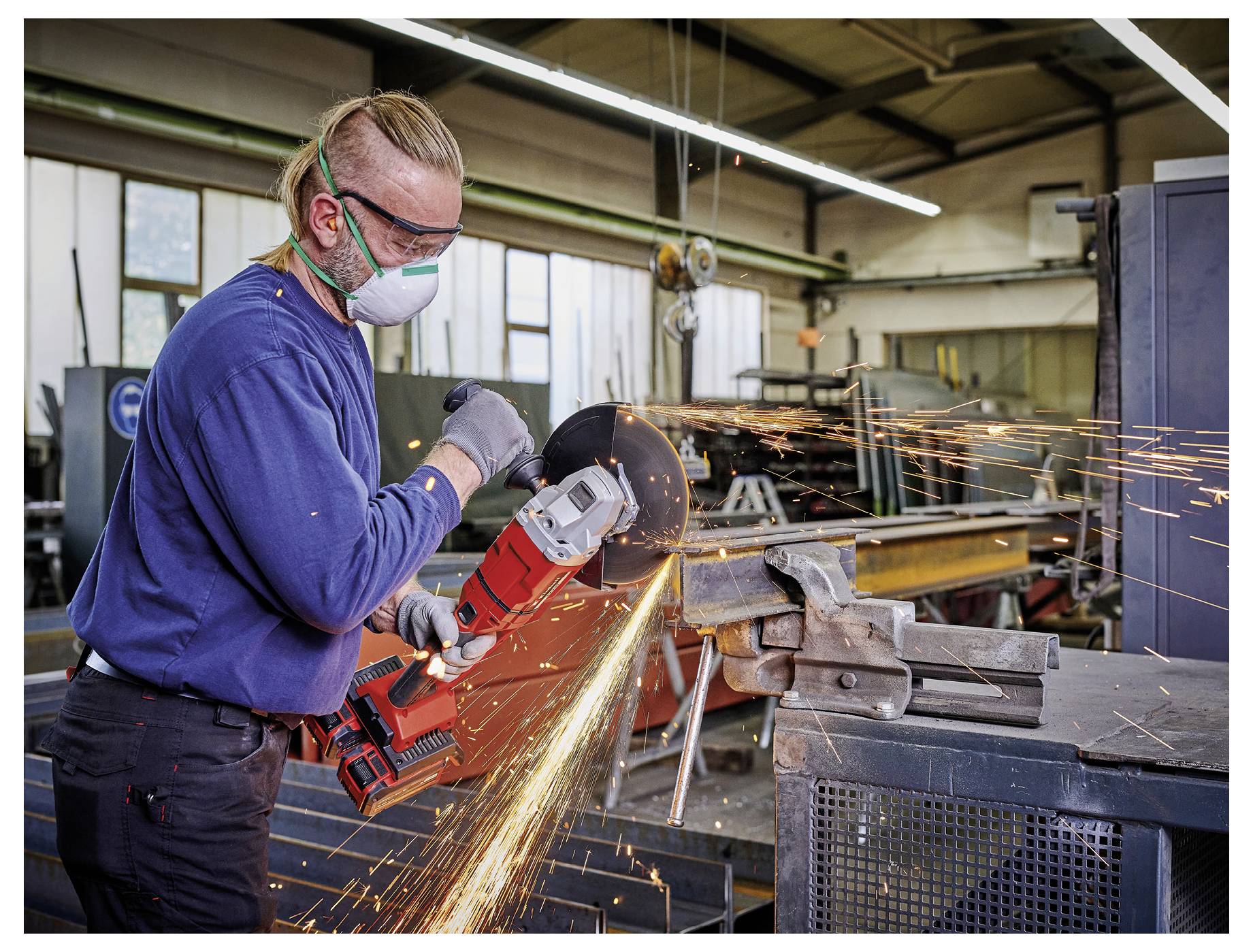 Акумуляторна кутова шліфувальна машина Einhell Professional TP-AG 36/230-22 Li BL - Solo 4431161