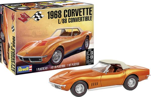 Zestawy samochodowe Revell '68 Corvette L-88 Roadster 14572 1:25