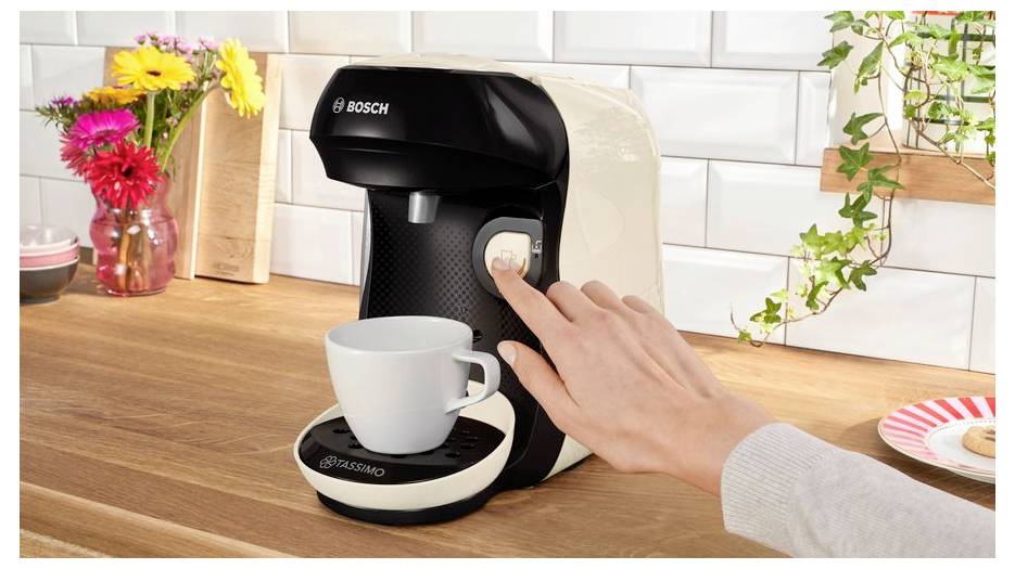 Капсульна кавоварка Bosch Tassimo HAPPY, бежевий, чорний