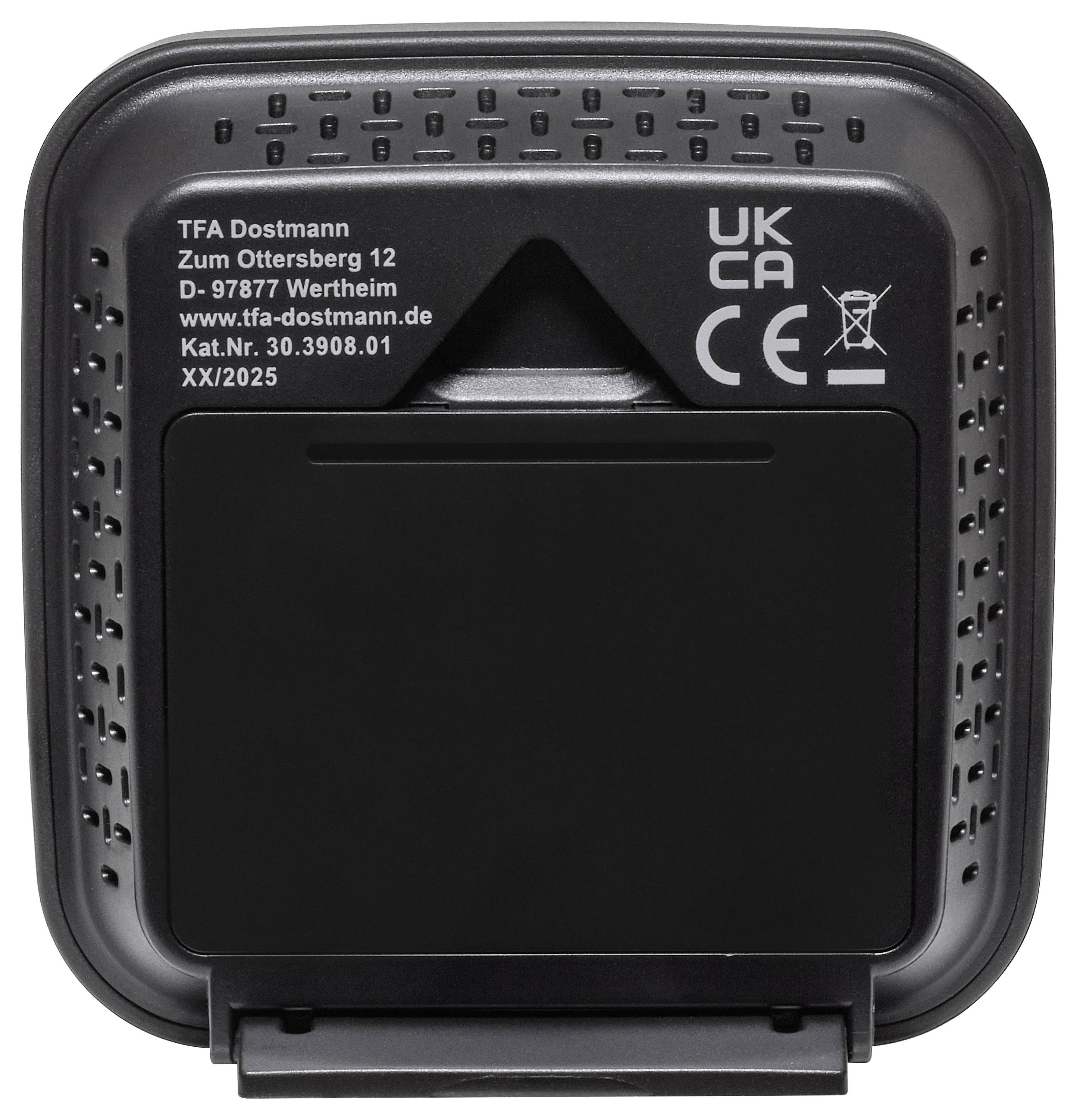 Датчик температури/вологості TFA Dostmann 30.3908.01 ID-A0 для приміщень, радіочастотний, 868 МГц