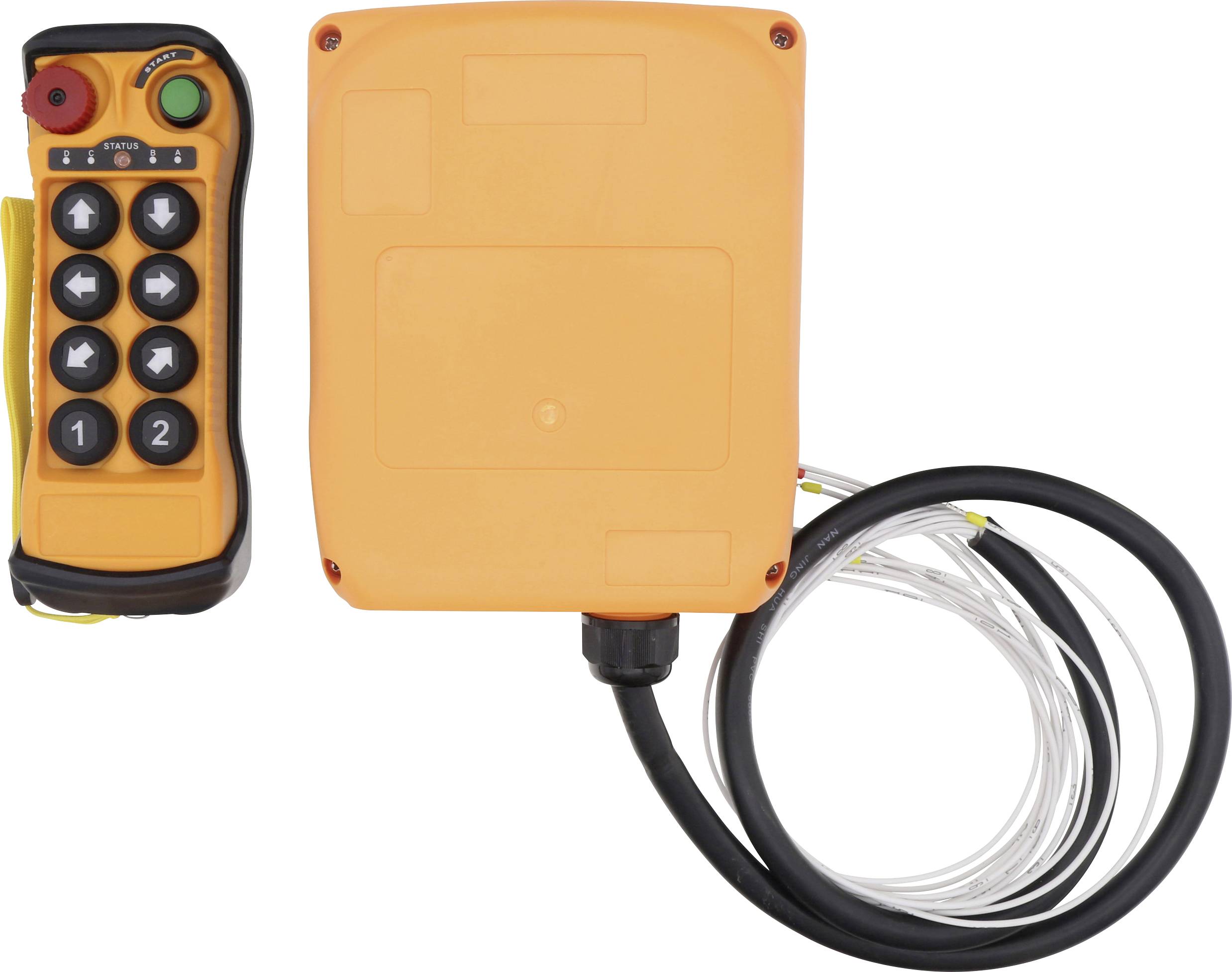 TRU COMPONENTS TC-Q800 110-460V TC-14232280 Промышленный радиопульт дистанционного управления, 8-канальный, 110-460 В, 1 комплект
