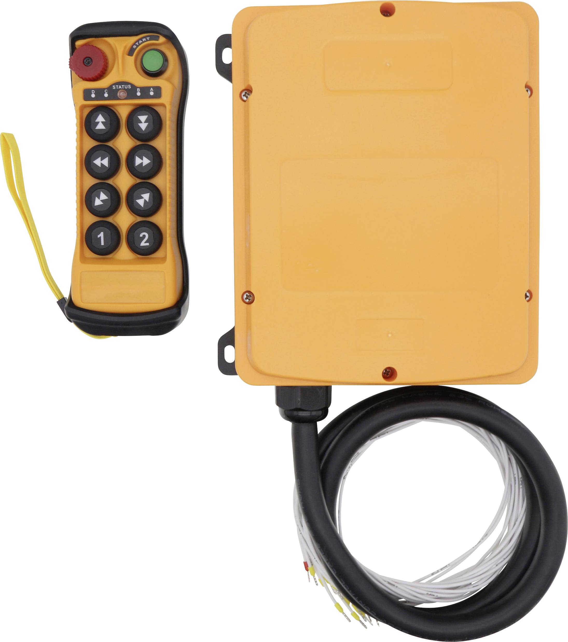 TRU COMPONENTS TC-Q808 110-460V TC-14232288 Промышленный радиопульт дистанционного управления, 8x2-канальный, 110-460 В, 1 комплек