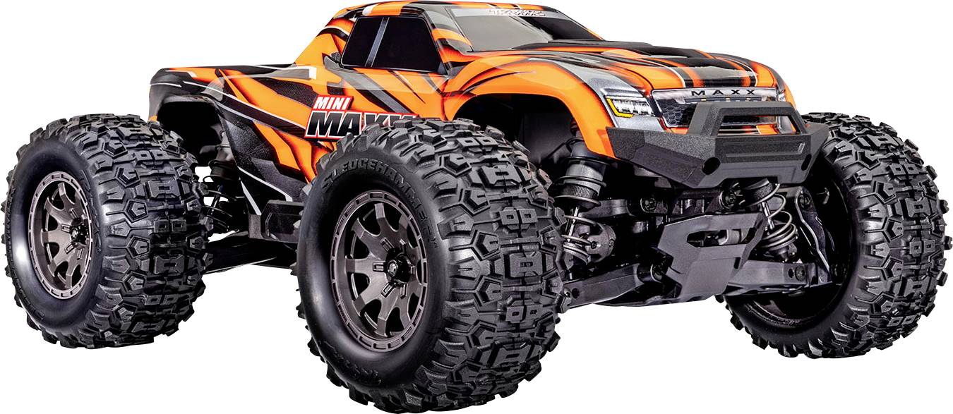 Traxxas Mini Maxx BL-2s помаранчевий безщітковий 1:10 радіокерована модель автомобіля електричний монстртрак повний привід 2.4 ГГц
