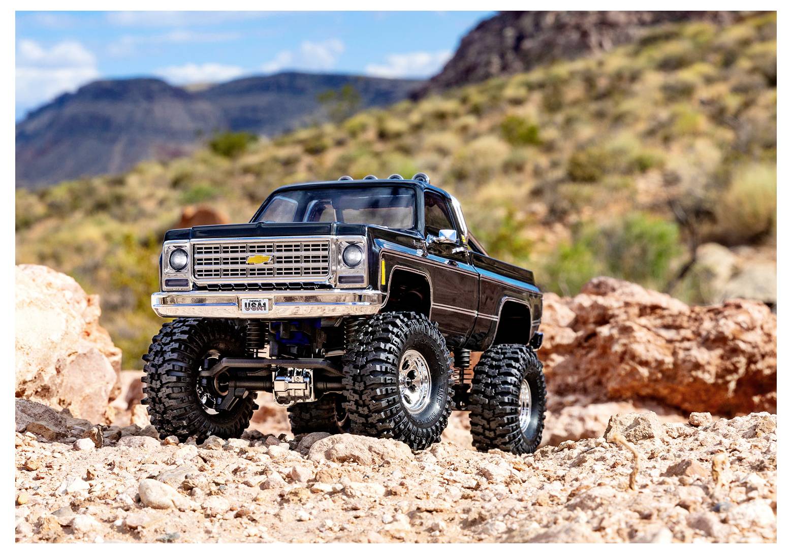 Радіокерована модель машини Traxxas TRX-4M Chevrolet K10 High Trail Edition, матова, 2.4 ГГц