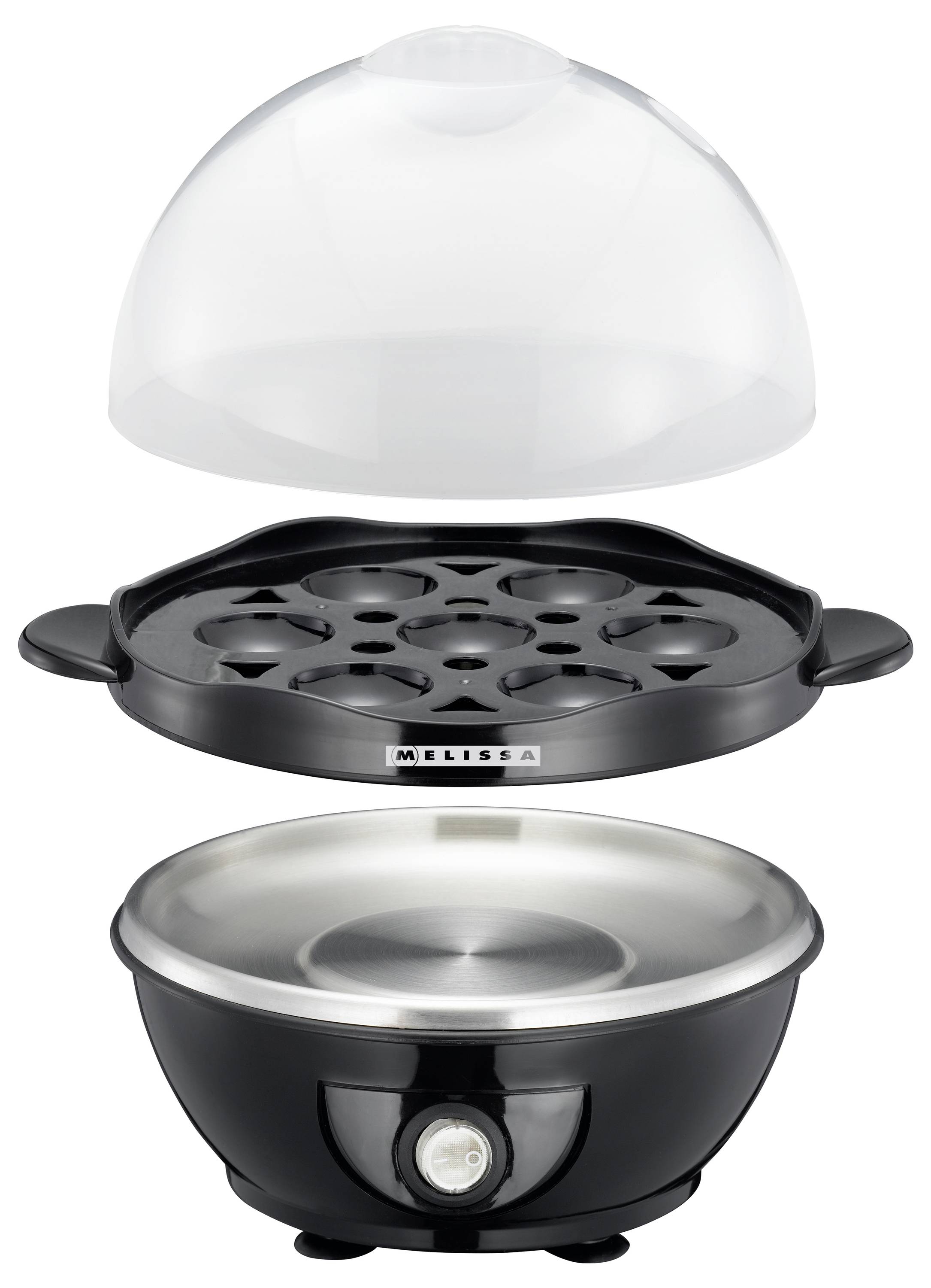 Яйцеварка Melissa 16270021 чорного кольору