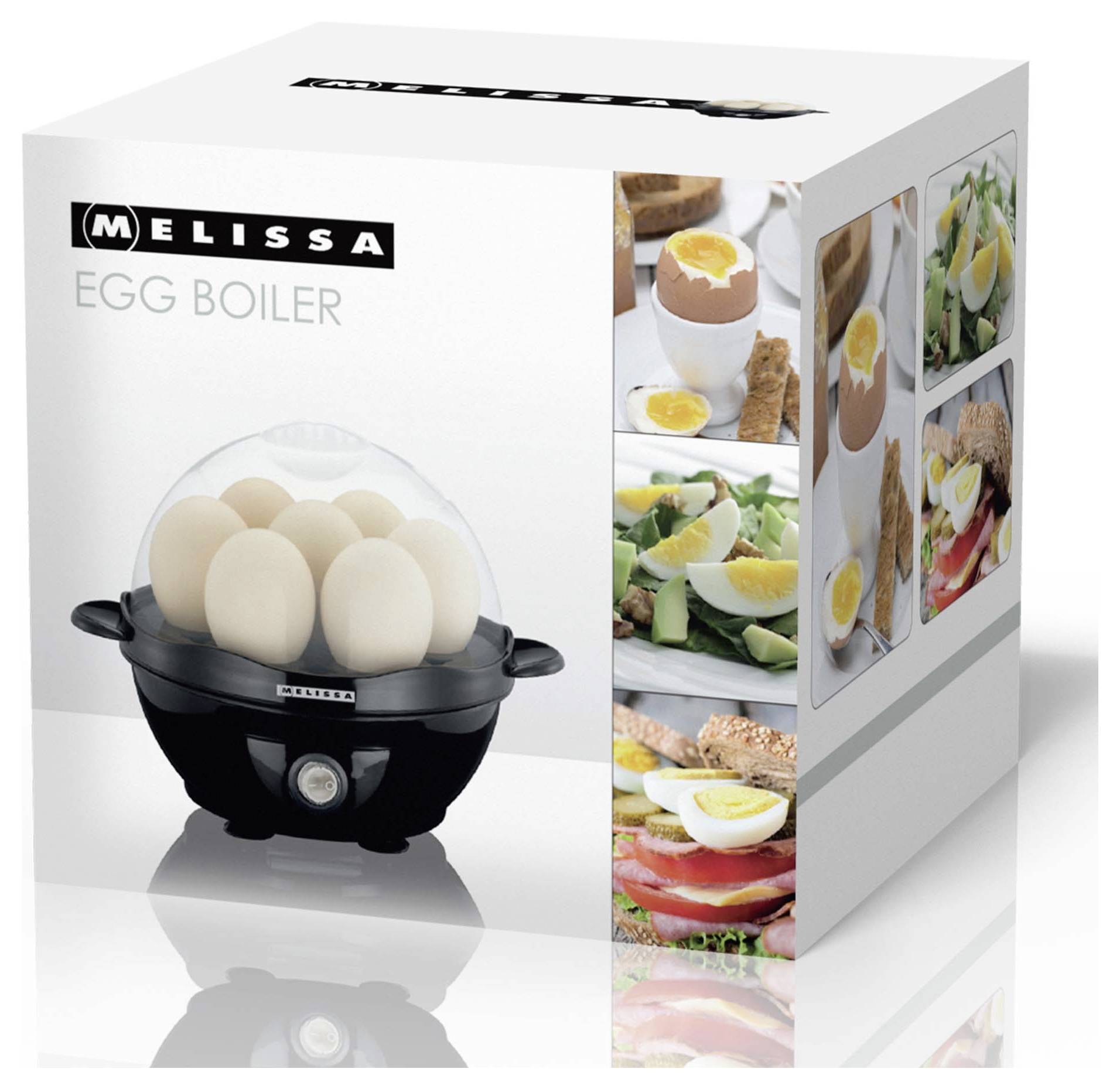 Яйцеварка Melissa 16270021 чорного кольору