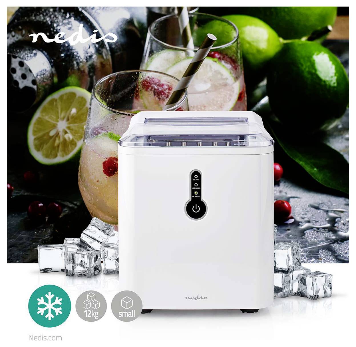 Льодогенератори Nedis KAIC100FWT KAIC100FWT, 1 шт.