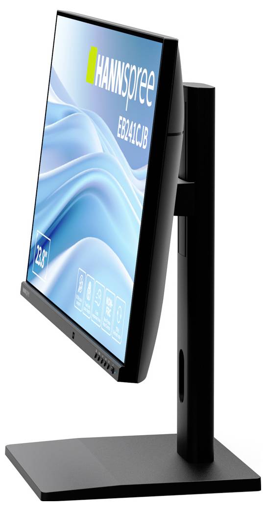 Монітор Hannspree EB241CJB EEK E (A - G) 60,5 см (23,8 дюйма) 1920 x 1080 пікселів 16:9 6 мс HDMI, DisplayPort, USB-C®, USB-A, USB