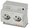 #####Doppelsteckdose Phoenix Contact EO-J/PT/LED/DUO szary (D x S x W) 59.2 x 90 x 75 mm