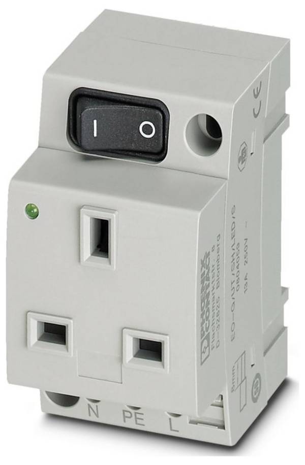 Gniazdko Phoenix Contact EO-G/UT/SH/LED/S szary (D x S x W) 60 x 45 x 75 mm