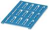 Phoenix Contact 0824869 UC-WMTBA (29X8) BU CUS Znacznik kabla Sposób montażu: opaska kablowa Pole powierzchni etykietowania: 29 x 8 mm niebieski Ilość znaczników: 12 1 szt.