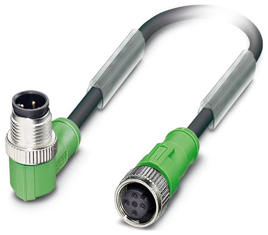 Phoenix Contact 1071561 kabel czujnika/siłownika SAC-3P-M12MR/1,5-PUR/M12FS, piny: 3, 1.5 m, 50 szt.