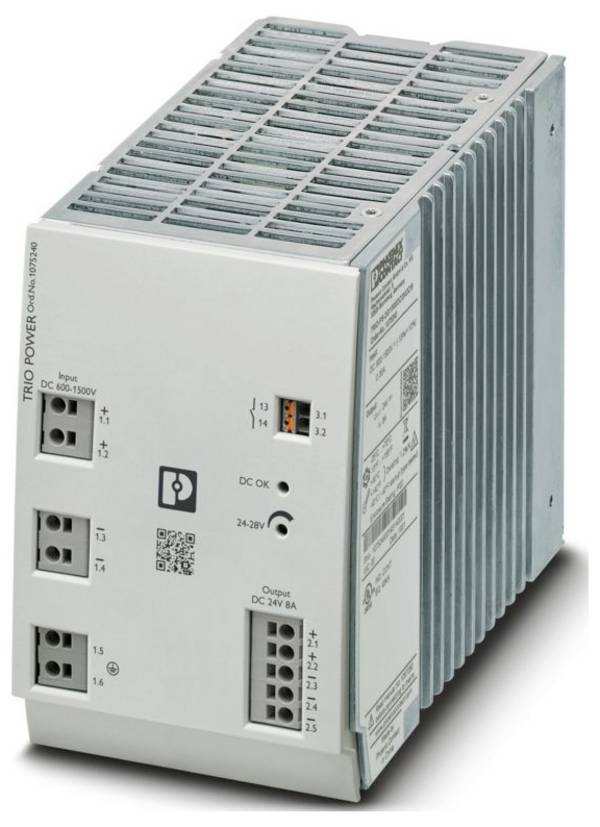 Phoenix Contact 1075240 Przetwornica DC/DC TRIO-PS-2G/1500DC/24DC/8, 24 V/DC, 8 A, 1 szt.