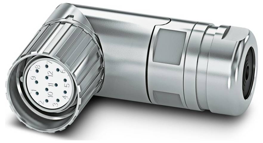 Metalowe urządzenie z cylindryczną obudową i tarczą zegarową wyświetlającą liczby od 1 do 12 na jednym końcu, prawdopodobnie używane do celów czasowania lub kontroli.