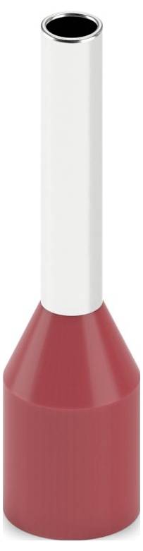 Wysoki, szczupły cylindryczny przedmiot w kolorze czerwono-białym przypominający narzędzie gospodarstwa domowego lub przedmiot dekoracyjny.
