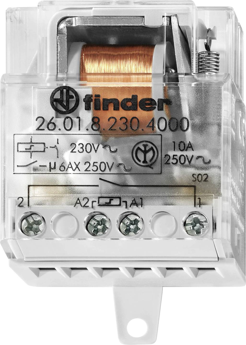 Захист від перенапруги Finder 26.01.8.024.4000 26.01.8.024.4000, 2500 ВА, 10 А