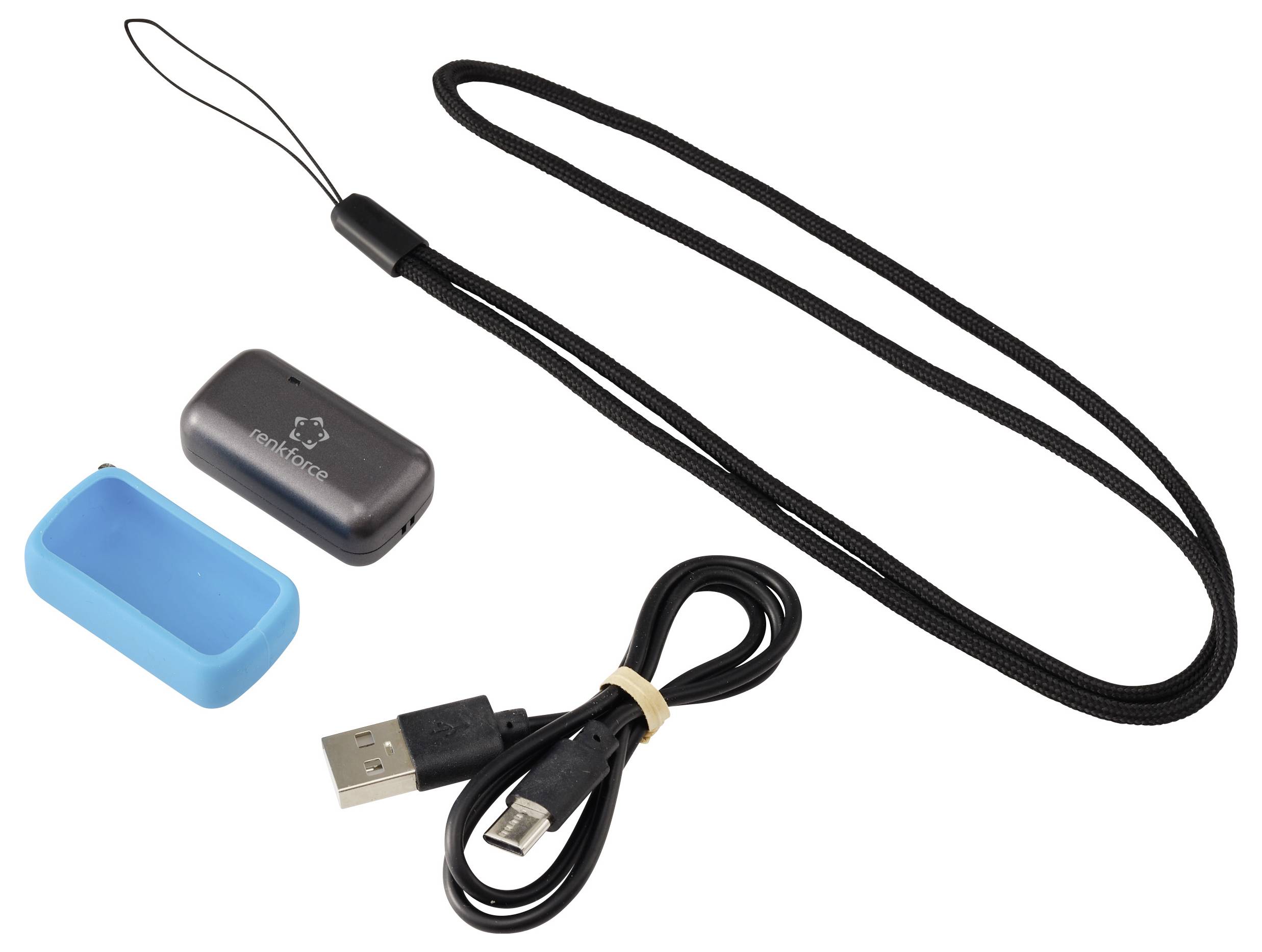 GPS-логгер Renkforce RF-GL-001, черный, 1 шт.