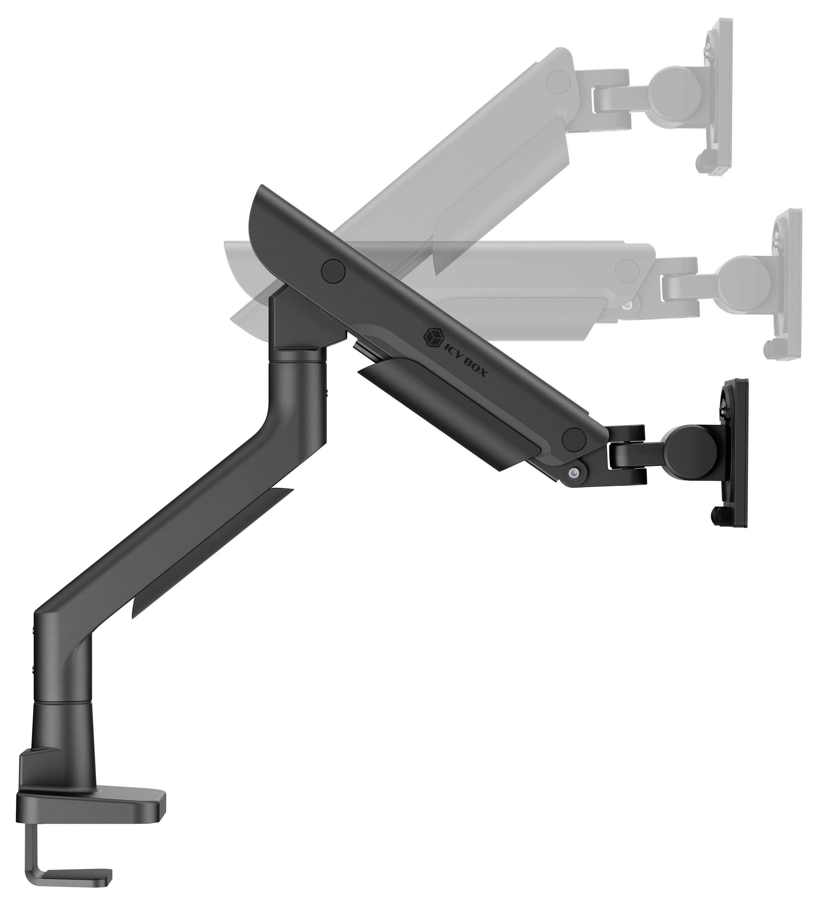 ICY BOX Тримач монітора IB-MS701-T Monitorständer für einen Monitor до 57