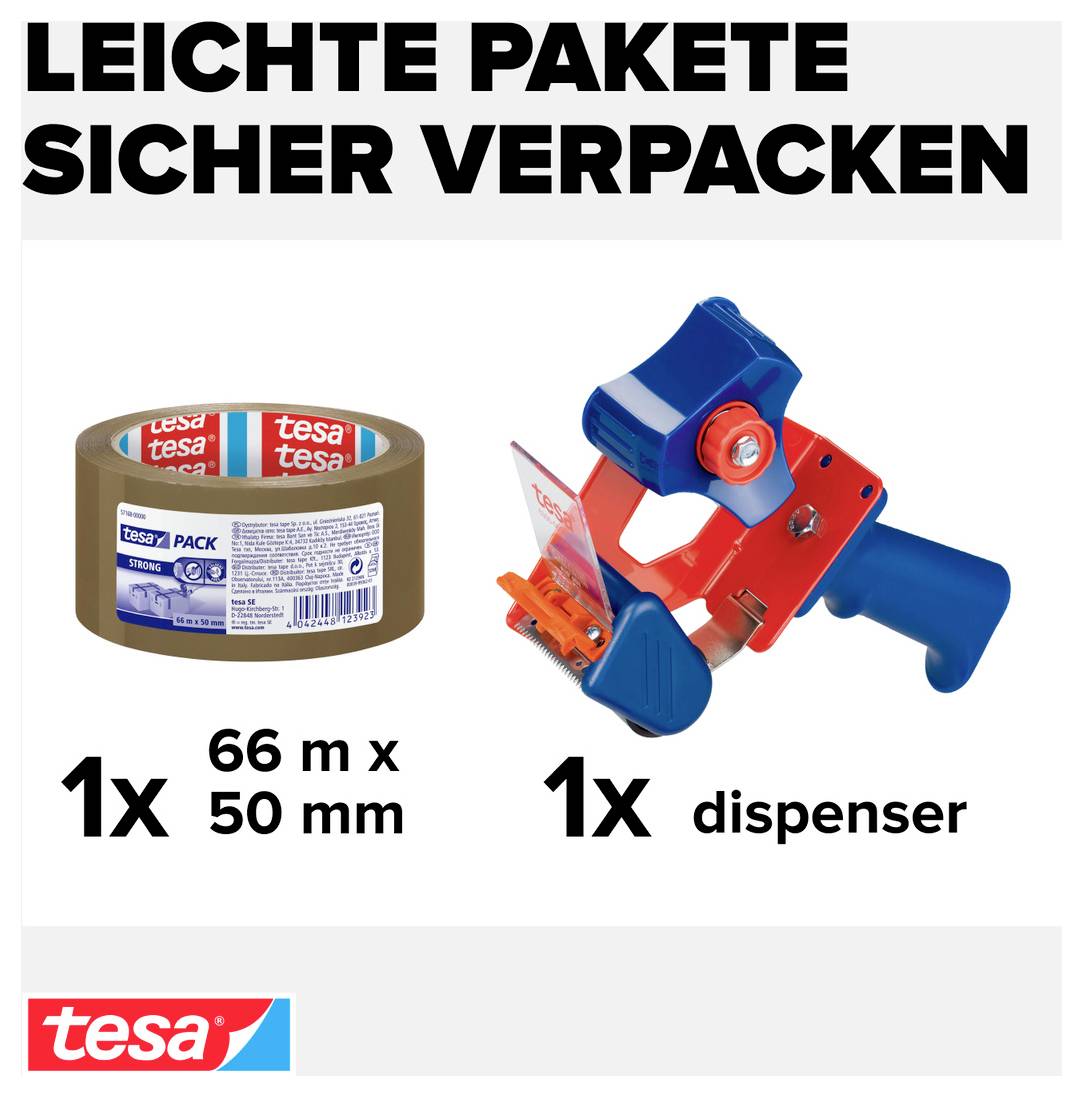 Dozownik taśmy tesa tesapack® 58166-00000-00 (D x S) 66 m x 50 mm 66 m 1 szt.-2