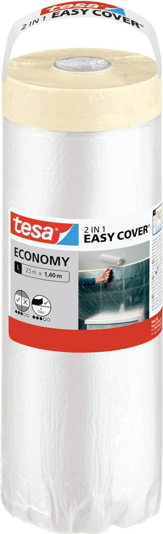 Захисна плівка tesa tesa Easy Cover® 58870-00000-03 (Д x Ш) 25 м x 140 см 25 м 1 шт.