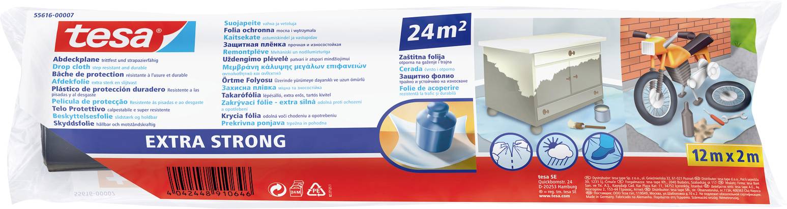 Захисна плівка tesa® 55616-00007-01 (Д x Ш) 12 м x 2000 мм 12 м 1 шт.
