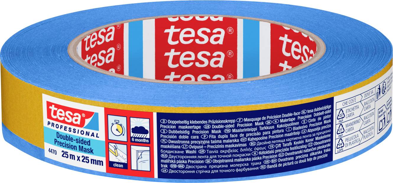 Двосторонній скотч tesa® Professional 04470-00001-00 (Д x Ш) 25 м x 25 мм 25 м 1 шт.
