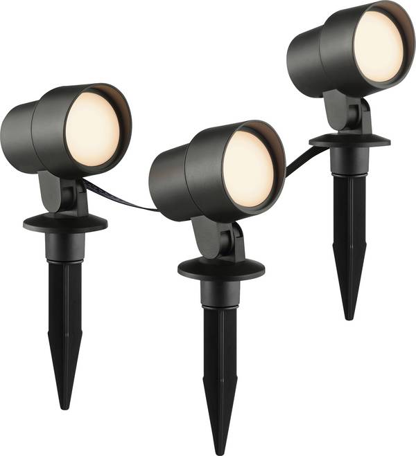 Lampa ogrodowa Brilliant Außenspießleuchte 3er Set G40911/06  660 lm