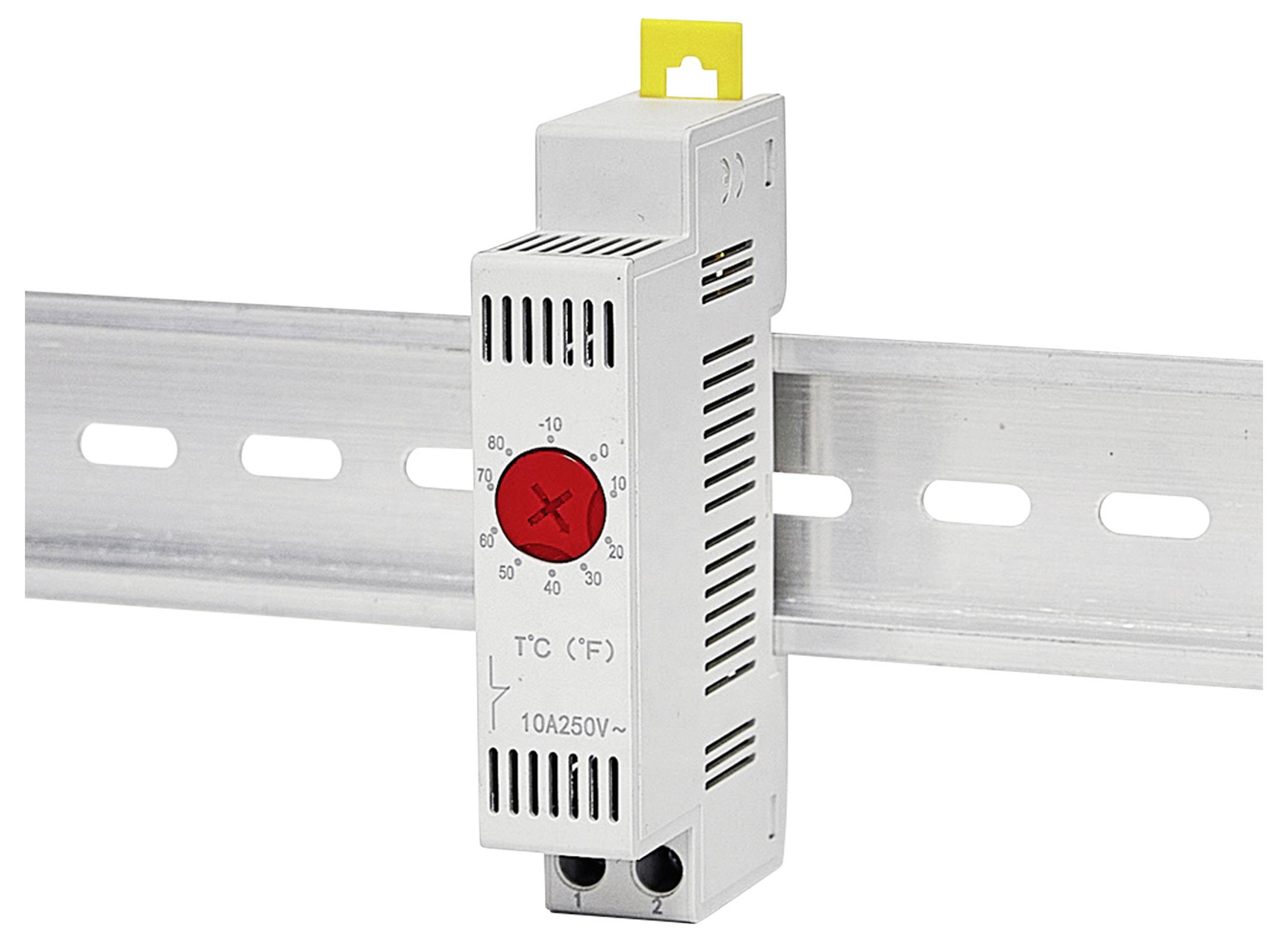 Термостат TRU COMPONENTS для обогрева распределительного щита TC-NTL41-F01-NC 1 шт. (Д x Ш x В) 83 x 48 x 17 мм 1 шт.