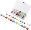 TRU COMPONENTS TC-14378664 Zestaw zabezpieczający 60pcs fuse kit, 32 V/DC, 2 A, 3 A, 5 A, 7.5 A, 10 A, 15 A, 20 A, 25 A, 30 A, 35 A, 40 A, 1 szt.