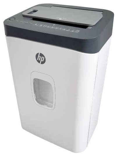 Шредер HP OneShred Auto 200CC на 200 аркушів. Дрібний різ. P-4 28 л. Також подрібнює кредитні картки.