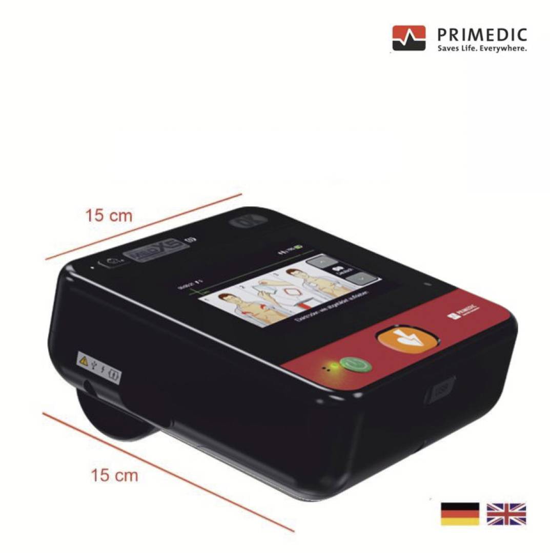 MEDX5 myPAD-M mit LCD-Farbbildschirm, manuelle Schockauslösung Defibrylator samolot, dom, samochód osobowy, samochód cię