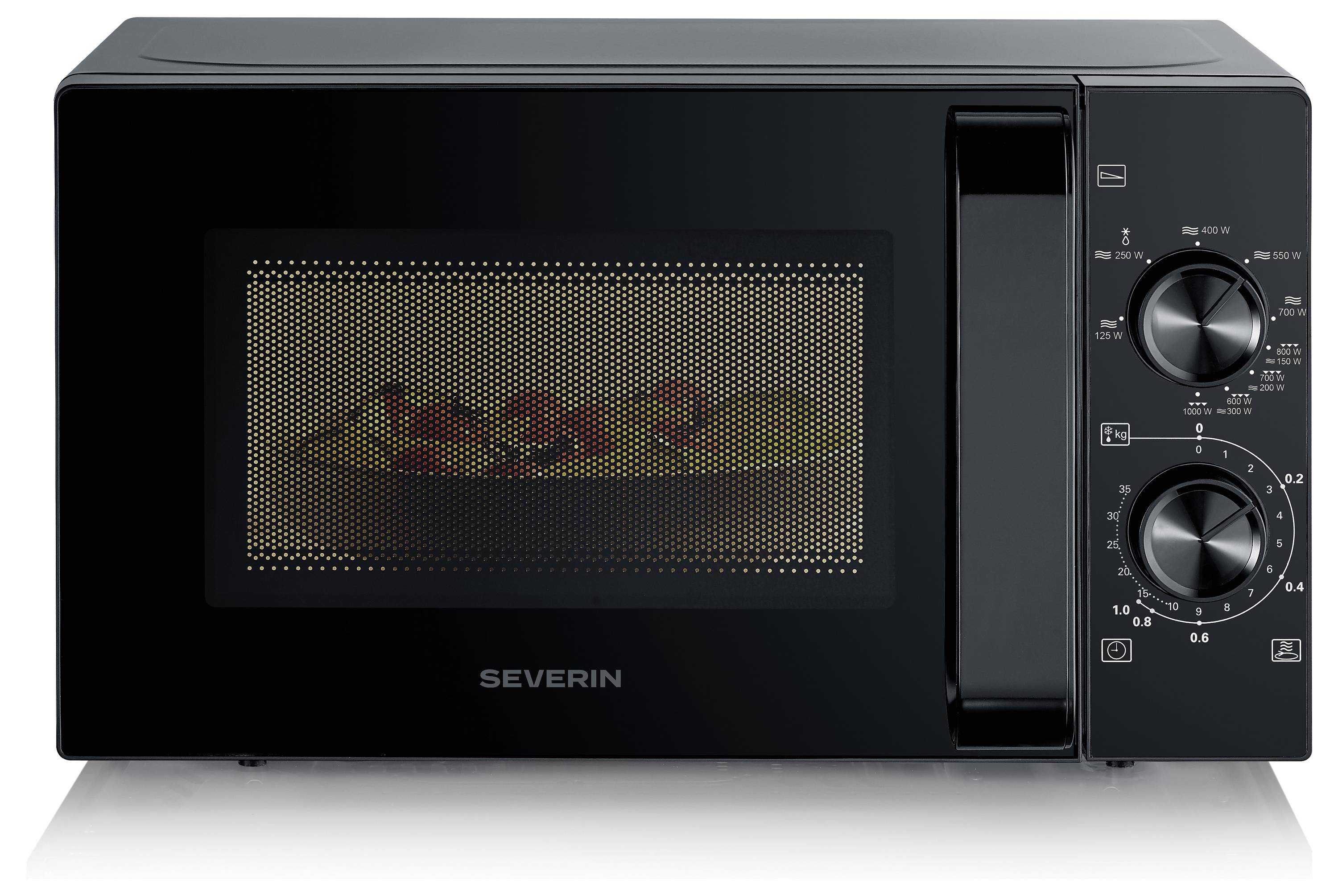 Мікрохвильова піч Severin 7792 900 Вт чорного кольору