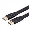 Value DisplayPort kabel Złącze DisplayPort, Złącze DisplayPort 3 m czarny 11.99.5863 konstrukcja płaska Kabel DisplayPort