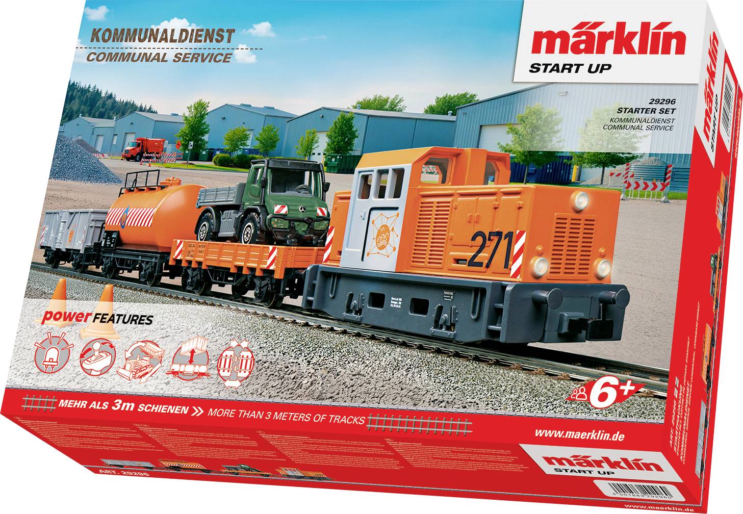 Стартовый набор локомотивов Märklin 029296 H0 для муниципальных служб