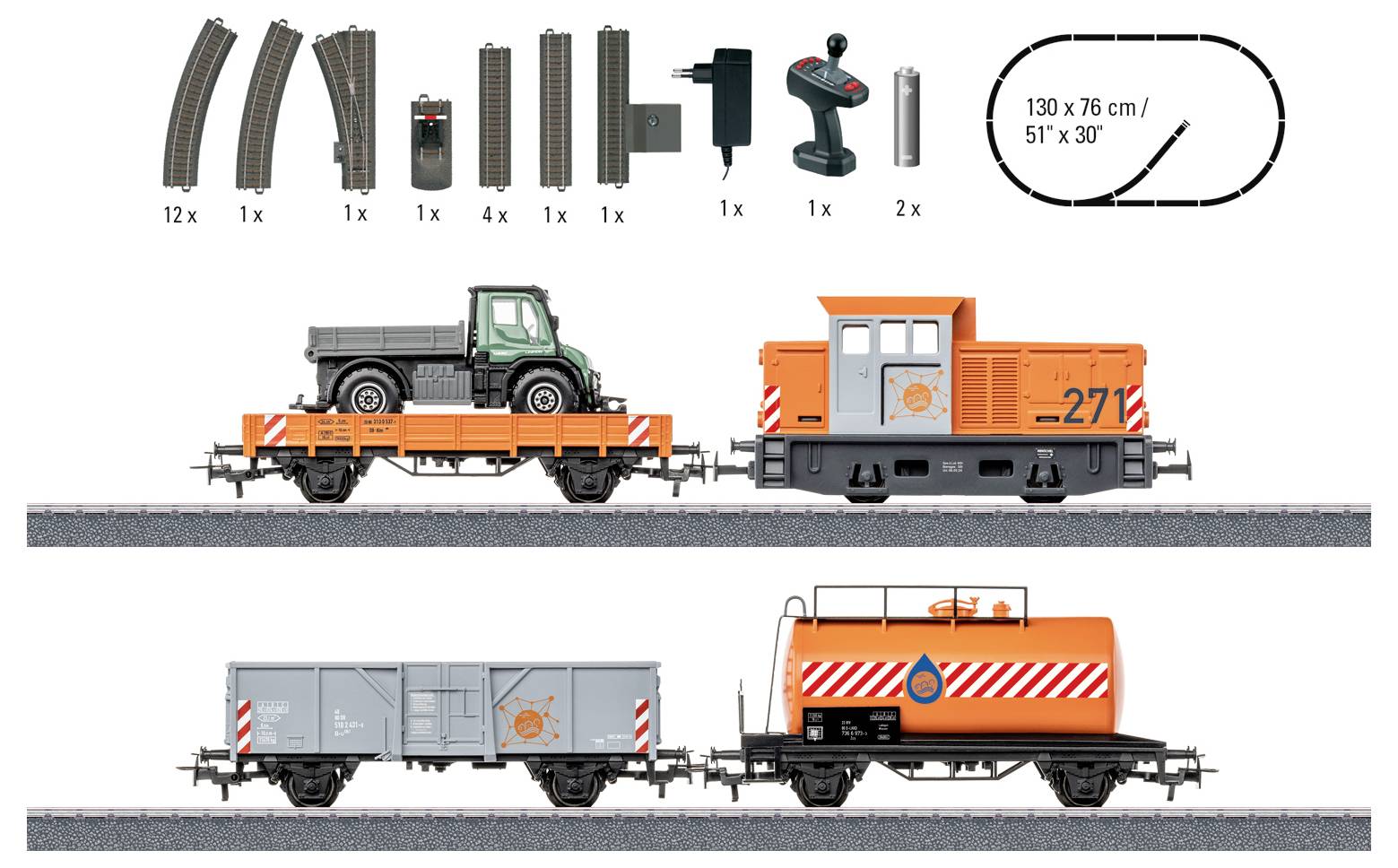 Стартовый набор локомотивов Märklin 029296 H0 для муниципальных служб