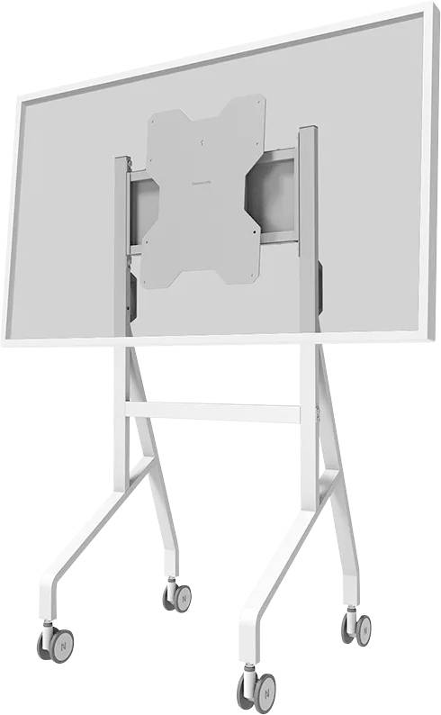 Neomounts Samsung Flip-Trolley 55-65" Wózek na komputer/monitor 1 Wyświetlacz 139,7 cm (55") - 165,1 cm (65") biały Obro-0