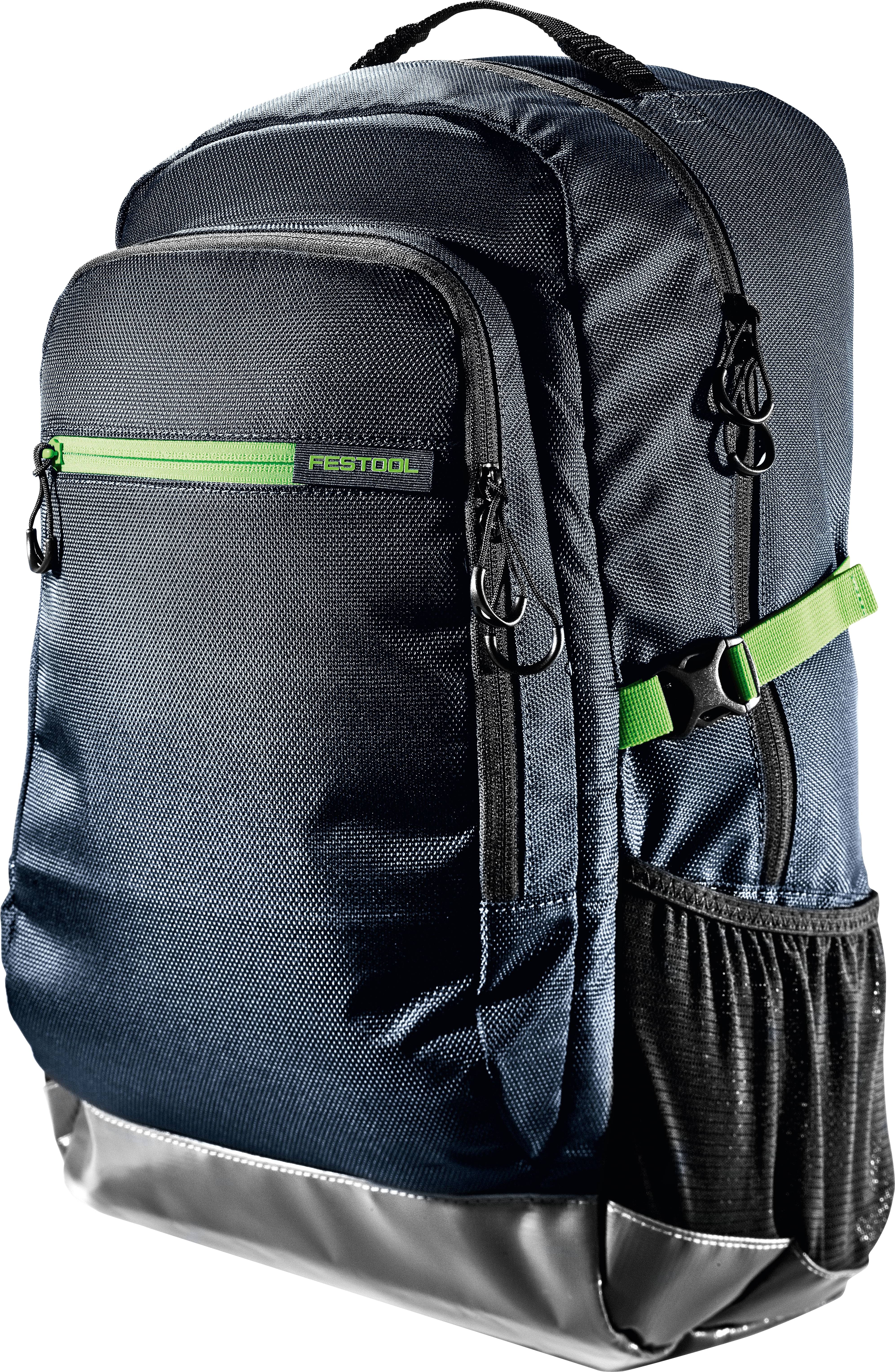 Рюкзак Festool 203993, 25 л, (Д x Ш) 500 мм x 280 мм, темно-синій, зелений, чорний
