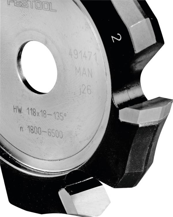 Frez do nakrętek Festool HW 118x18-135°/Alu 491471, 118 mm , 1 szt.