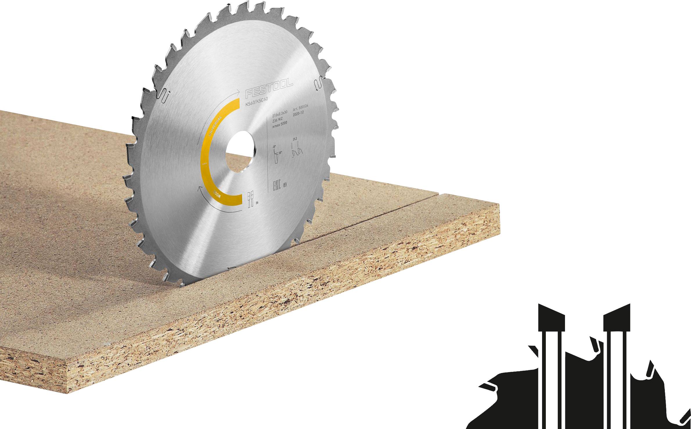 Відрізний диск Festool HW 216x2,3x30 W36 216 x 30 x 1,60 мм 1 шт.