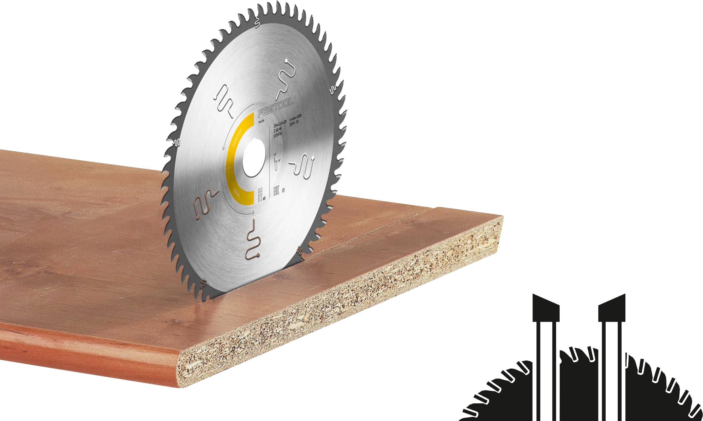 Відрізний диск Festool HW 254x2.4x30 W60 254 x 30 x 1.60 мм 1 шт.