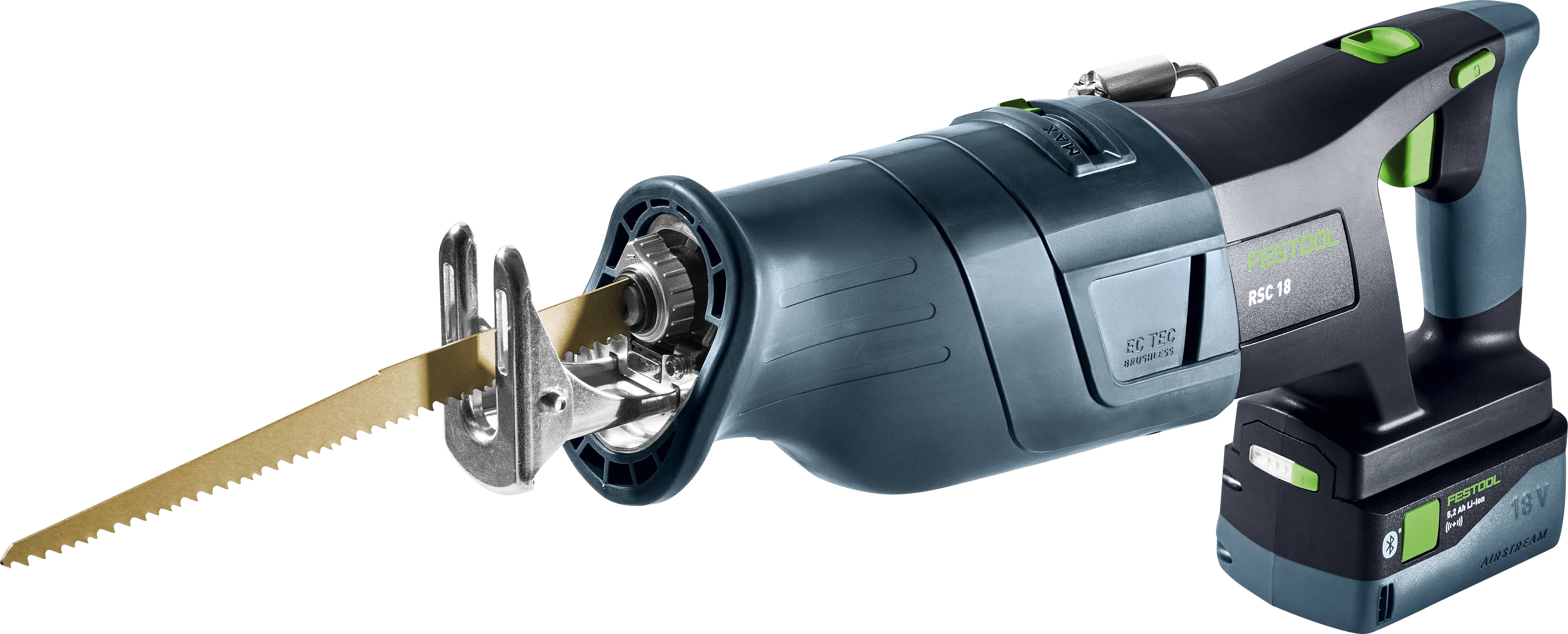 Акумуляторна шабельна пилка Festool RSC 18 5.0 EB-Plus 576948 18 В 5 Аг