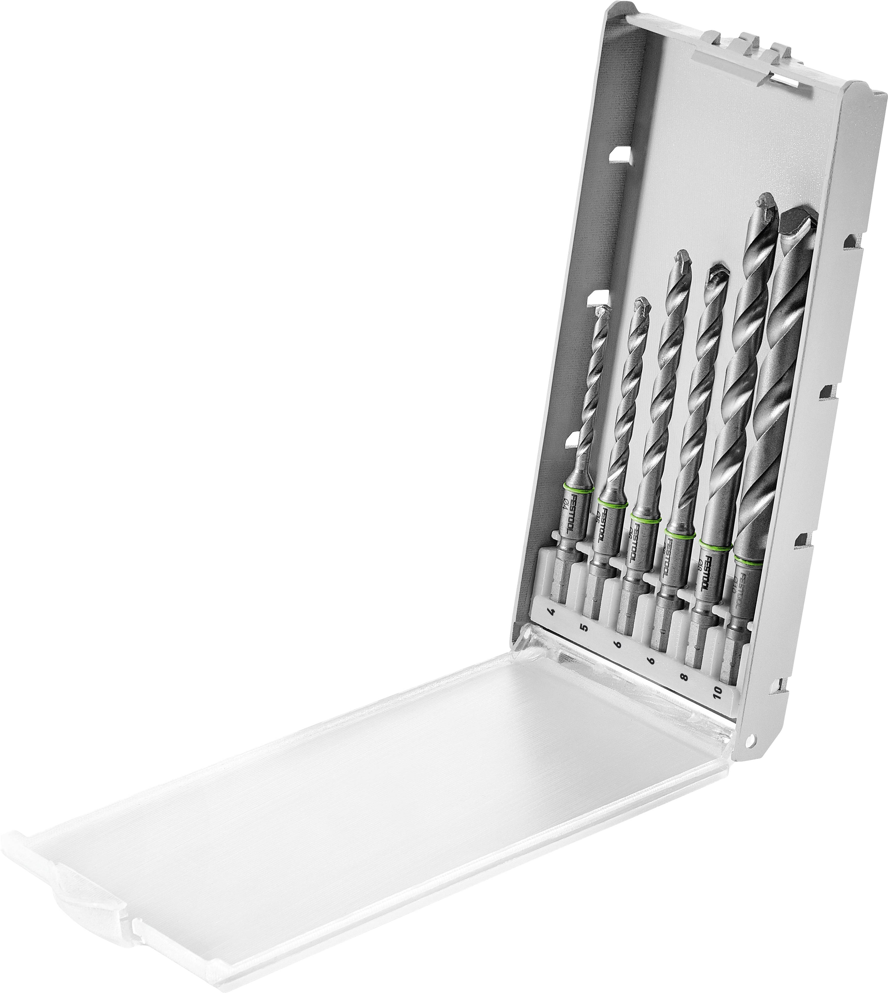 Набір свердел Festool BKS SYS3 D4-10 CE/S 4 мм, 5 мм, 6 мм, 8 мм, 10 мм