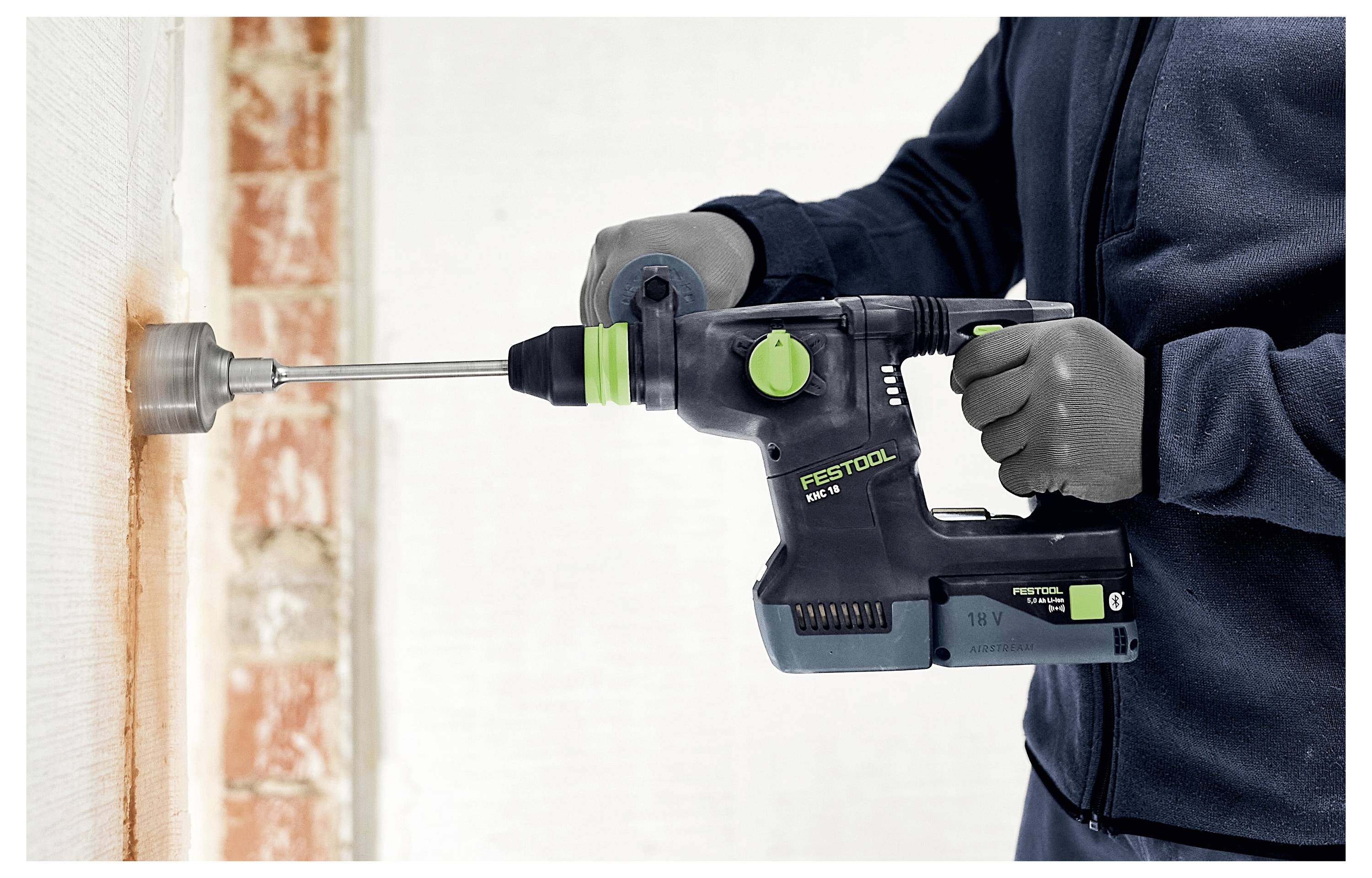 Акумуляторний багатофункціональний перфоратор Festool KHC 18 5.0 EBI-Plus 577448, 1 шт.