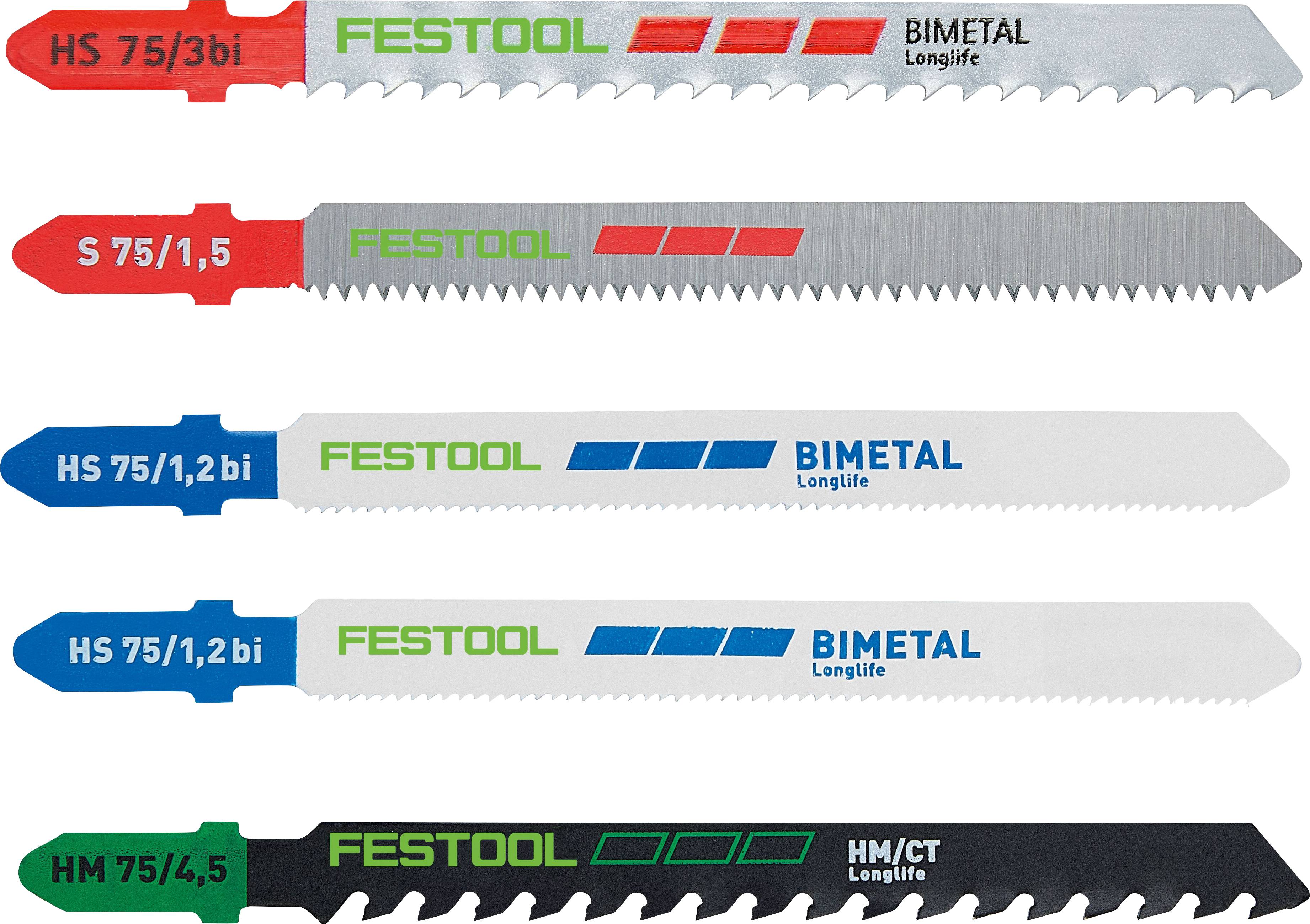 Полотно для лобзика Festool STS-Sort/21 P/M/B 578072 1 шт.