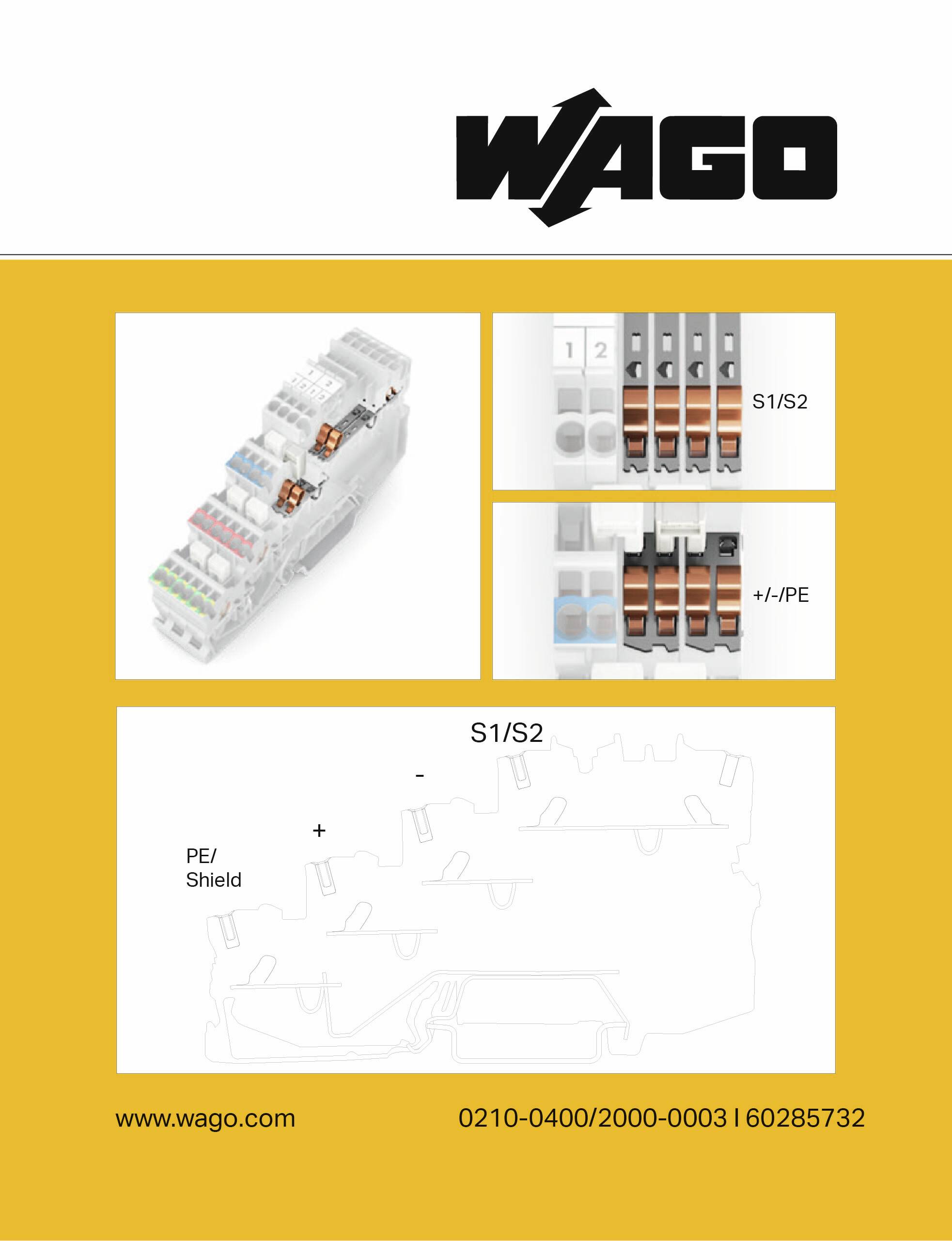 WAGO 210-400/2000-003 Tabliczka informacyjne 100 szt.