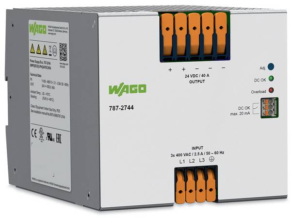 WAGO 787-2744 zasilanie elektryczne Opis 1 szt.