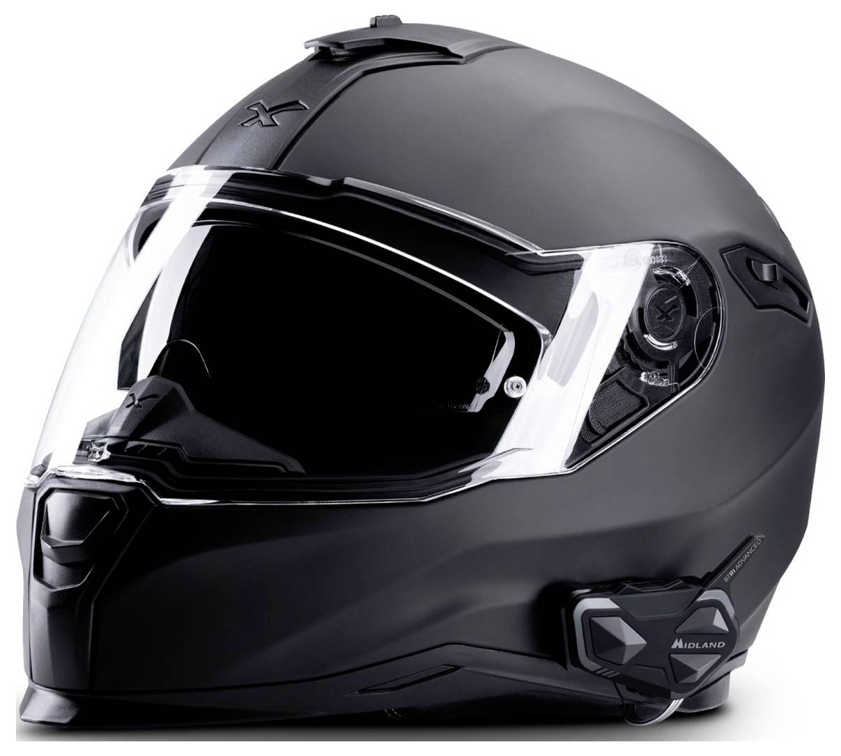 Midland C1529.05 Midland BTR1 Advanced X, Bluetooth Kommunikation, Einzelgerät Motorcycle Intercom