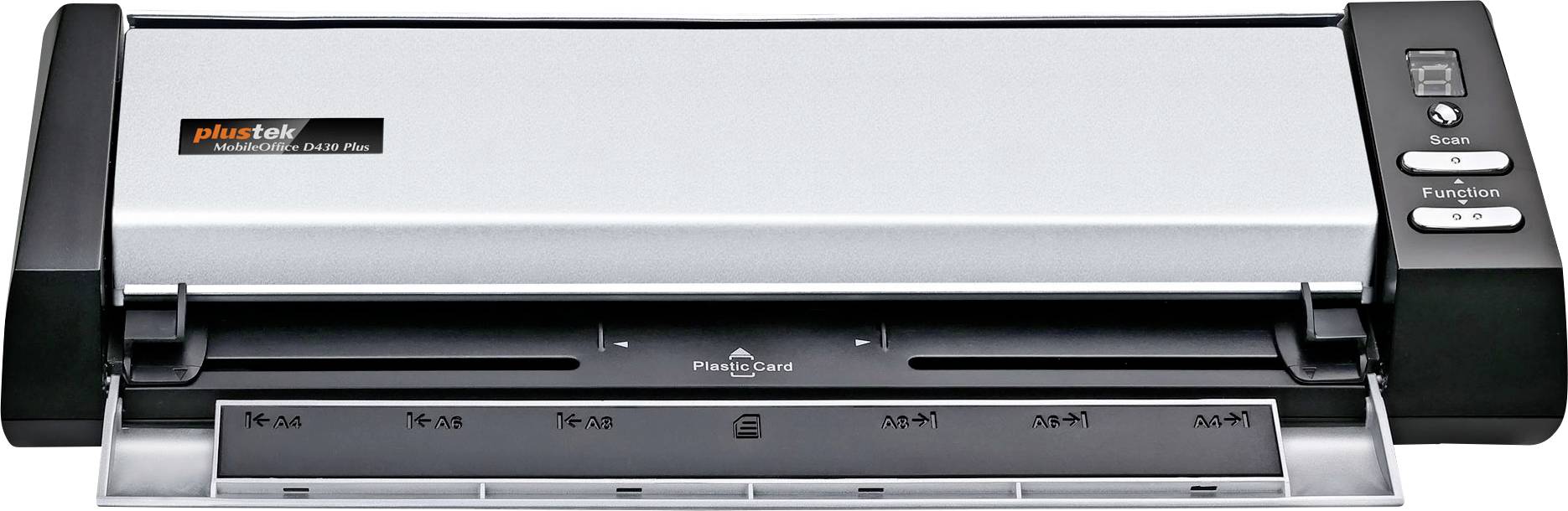 Сканер документів Plustek MobileOffice D430 Plus, 240 x 1270 мм (9,45 дюйма x 50 дюймів), USB