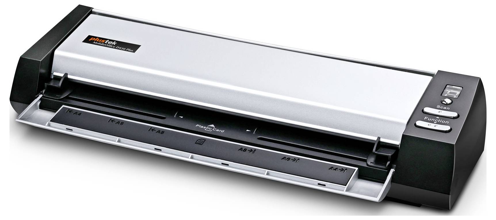 Сканер документів Plustek MobileOffice D430 Plus, 240 x 1270 мм (9,45 дюйма x 50 дюймів), USB